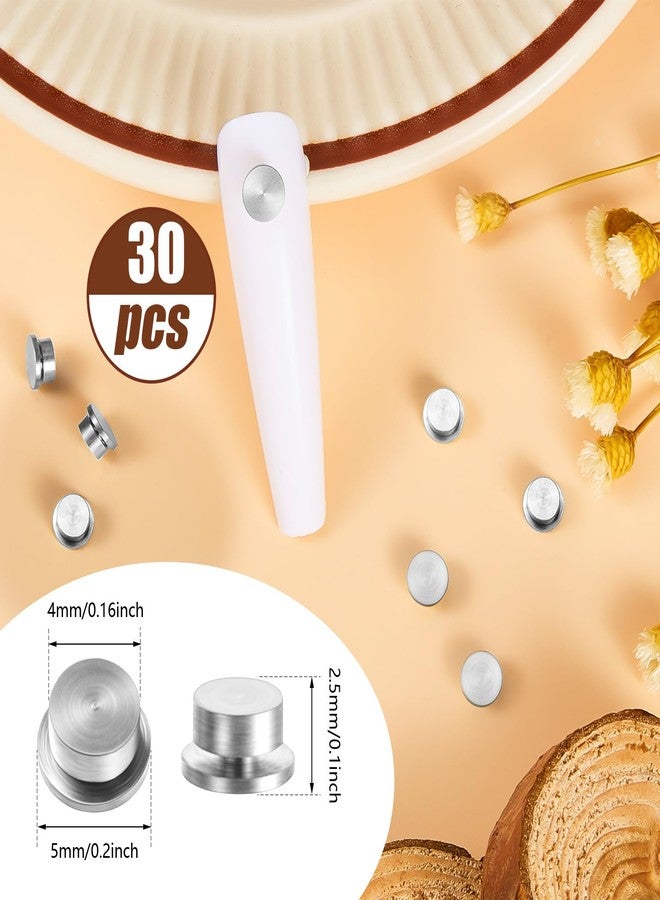 Leelosp 30 Pieces Spinning Nail Charms Nail Art Rotating Charm Bearing Art Tool Rings Jewelry Rotating Tools 3D for Women Girls Crafting Jewelry Accessories(Silver,0.16 x 0.2 x 0.1 Inches) - Image 2